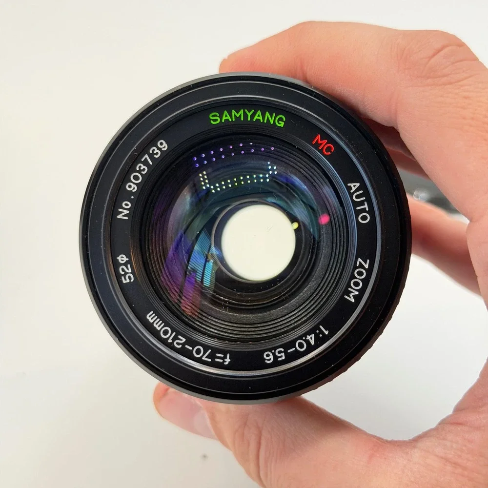 70-210mm f4-5.6 & Auto Aragon 200mm f3.5 Telephoto Lens Minolta SR Mount